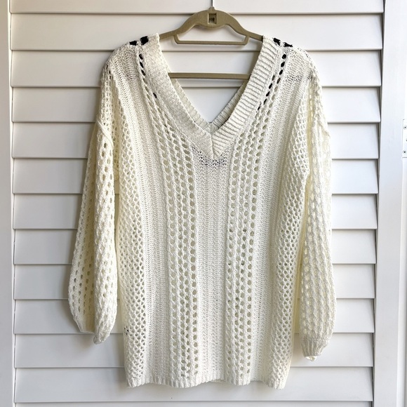 Vici University Open Knit Sweater - Picture 5 of 10